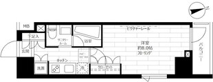 ステージファースト飯田橋アジールコートの物件間取画像